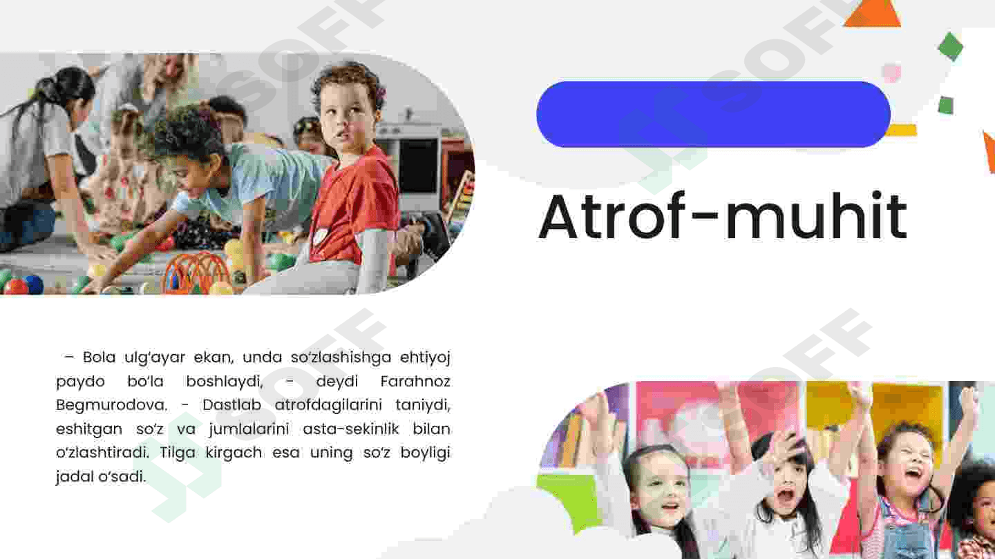 Maktabgacha yoshdagi bolalarni nutqining rivojlanish bosqichlari 2