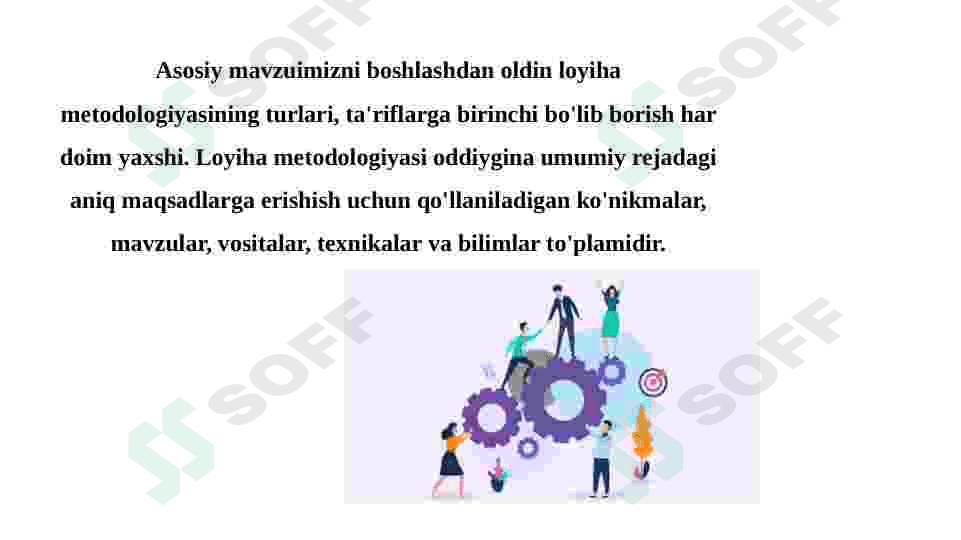 Hayotiy siklning dastlabki bosqichlarida loyiha bilan ishlash metodologiyasi 2