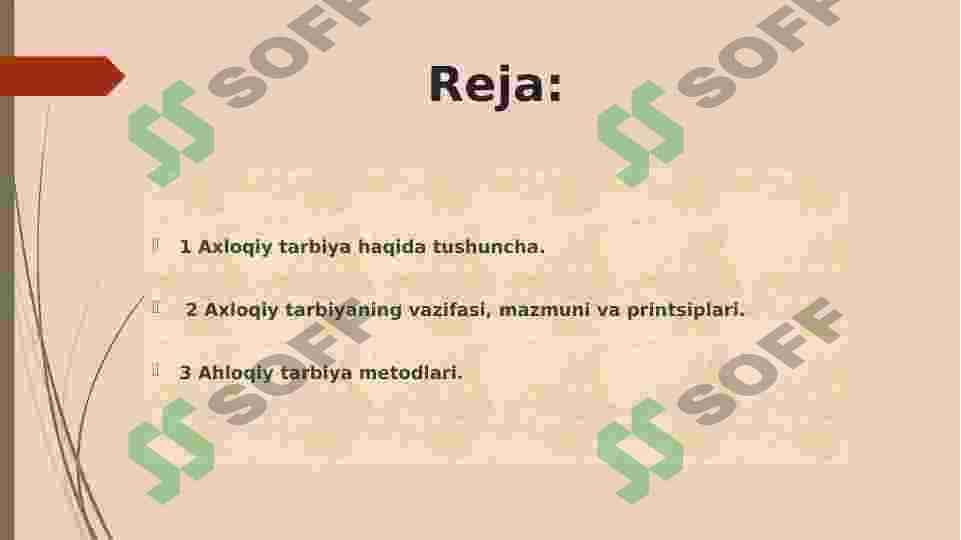 MAKTABGACHA YOSHDAGI BOLALARDA AXLOQIY SIFATLARNI TARBIYALASH 2