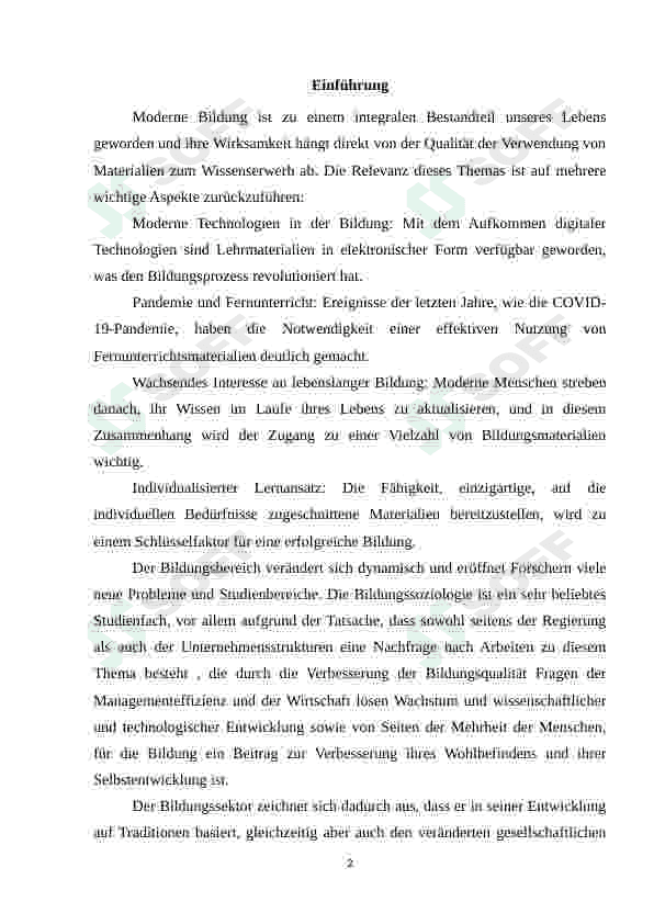 Materialen zum Kenntniserwerb 2