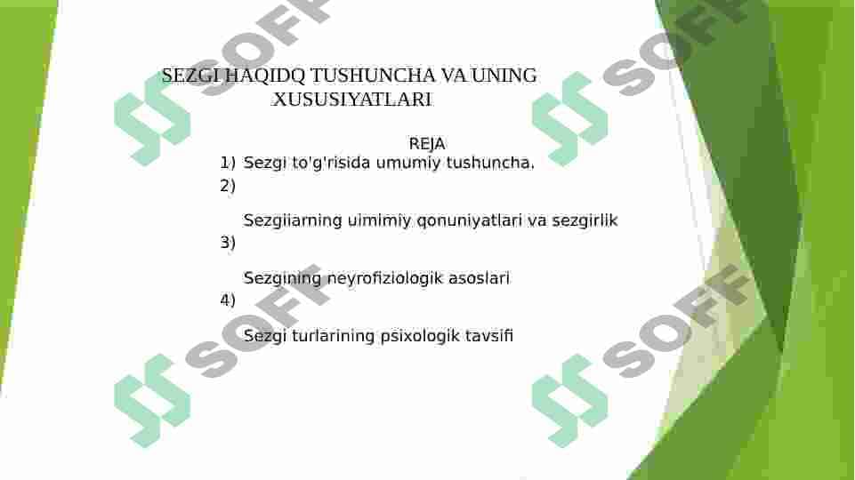 Sizgi haqida tushuncha va uning xususiyatlari 2