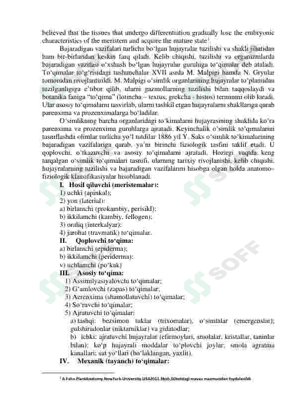 To'qimalar haqida umumiy tushuncha va ularning tasnifi 2