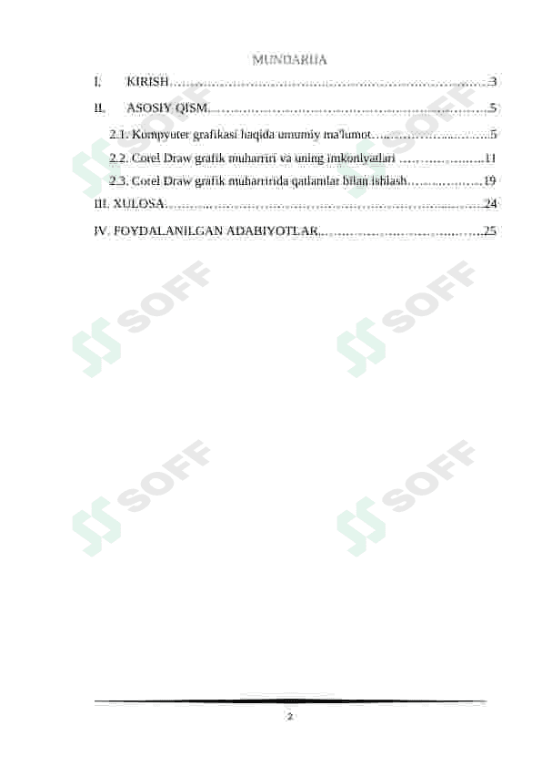 Corel Draw grafik muharririda qatlamlar bilan ishlash 2