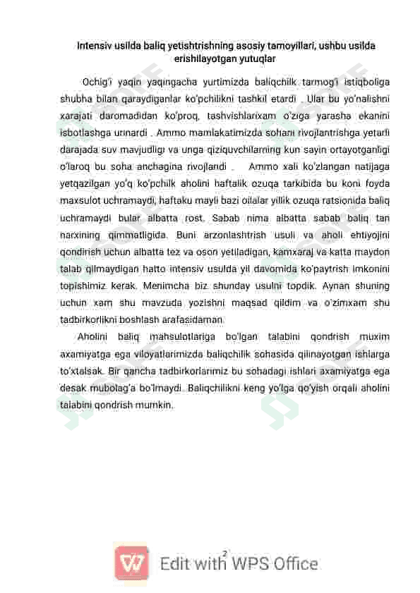 Baliqchilik 2