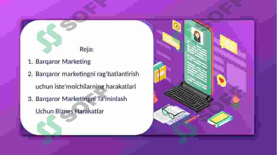 Barqaror marketing ijtimoiy mas’uliyat, axloq va huquqiy marketing 2