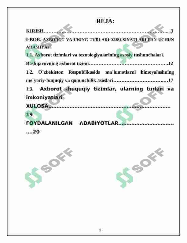 Ma'naviy tahdidlardan himoyalanish choralari 2