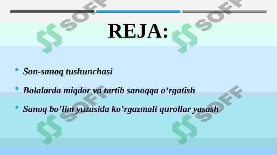 MAKTABGACHA TA’LIM TASHKILOTLARIDA BOLALARNI SON SANOQQA O’RGATISH 2
