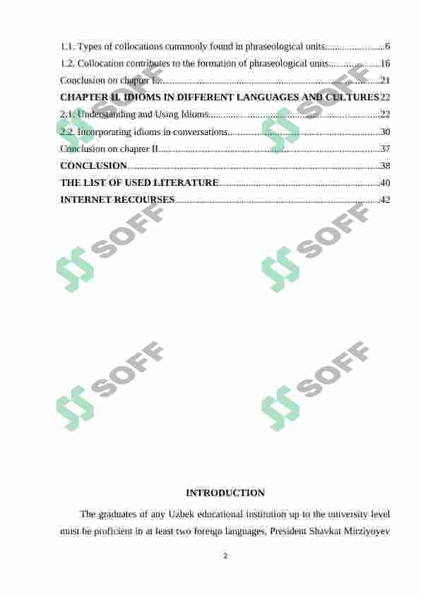 Collocation and idioms 2