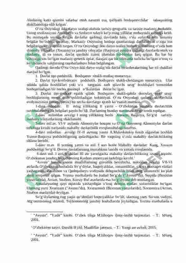 O'zbek davlatchiligining shakllanishi 2