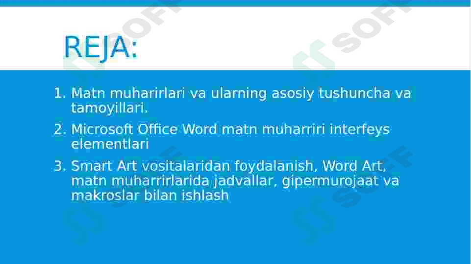 Matn muharrirlarining asosiy tushuncha va tamoyillar 2
