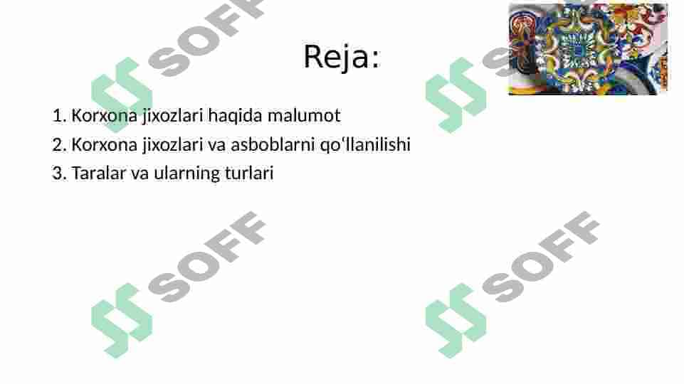Korxona jixozlari, asboblari idish va taralarga qo'yiladigan talablar 2