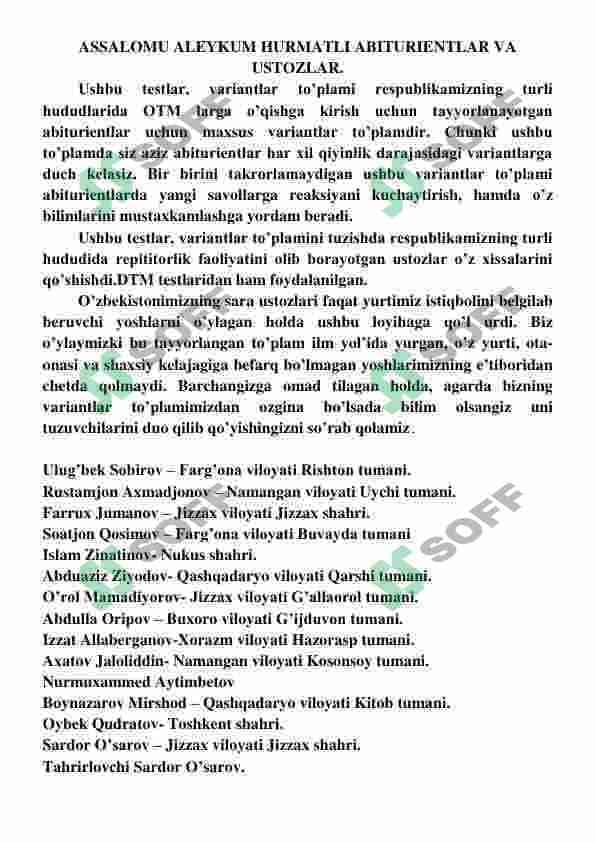 Fizikadan varyantlar toplami 2021 2
