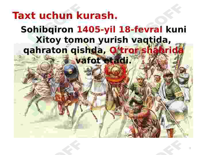 Temuriylar davridagi siyosiy jarayonlar 2
