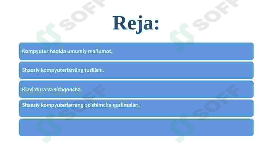 Kompyuter va uning tuzilishi 2