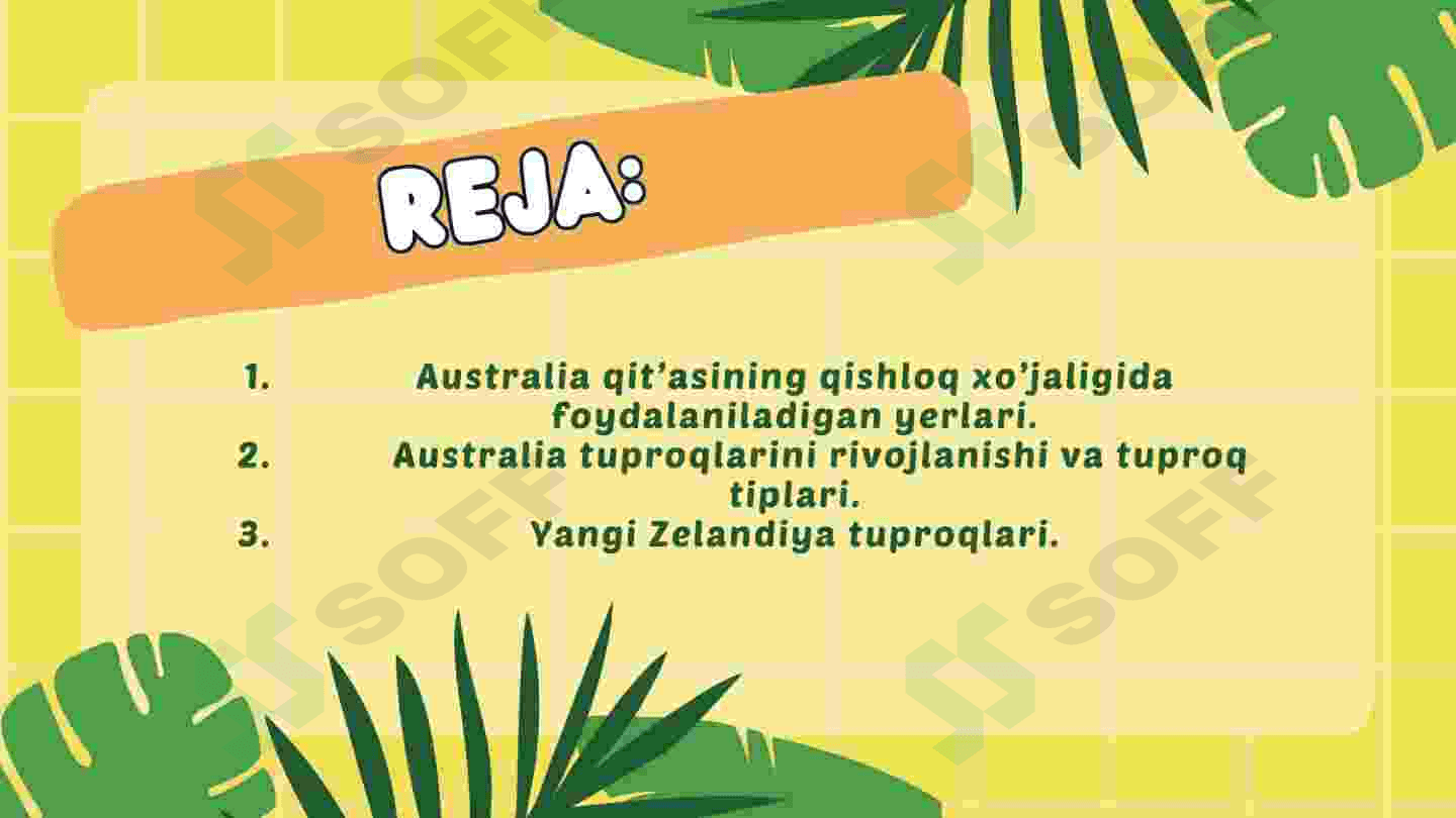 Australia va Yangi Zelandiya tuproqlari 2