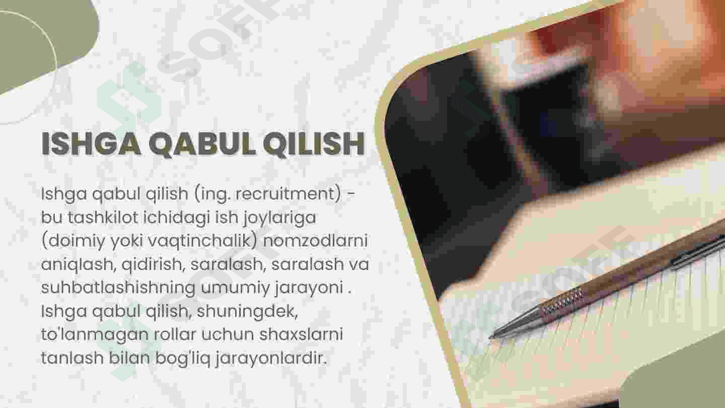 Shaxsiy ishga yollash jarayoni 2
