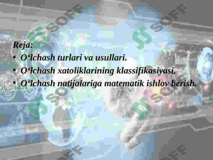 O`LCHASHLAR NOANIQLIGINI IFODALASH BOSQICHALARI 2