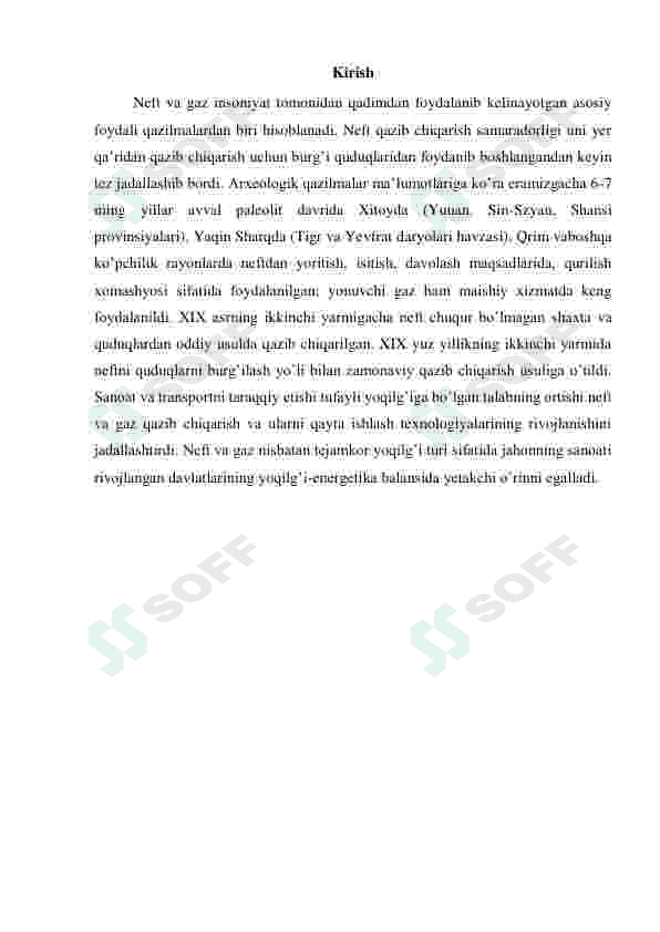Neft va gaz konlari jinslarining tavsifi va asosiy hususiyatlari 2