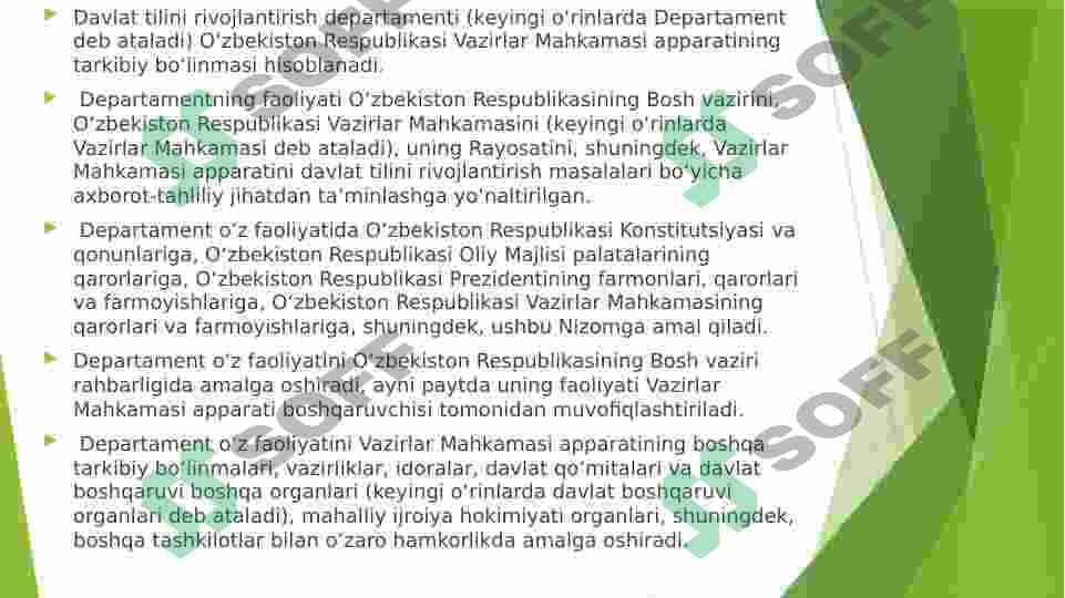Rivojlanish yo'lida qabul qilingan qonun xujjatlarining davlat tilida ish yuritishdagi ahamyati 2