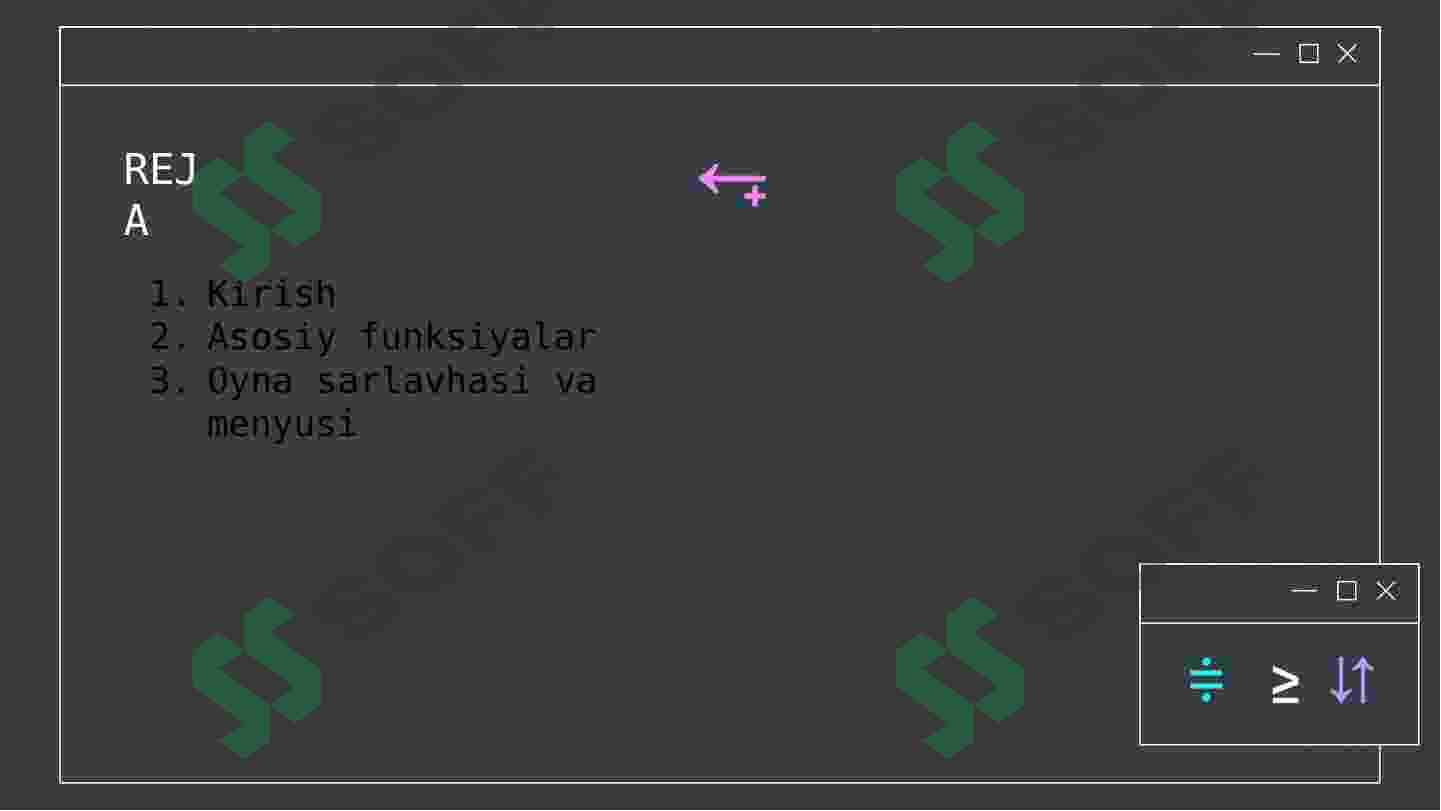 CorelDraw dasturi asosiy oynasi bilan tanishish. 2