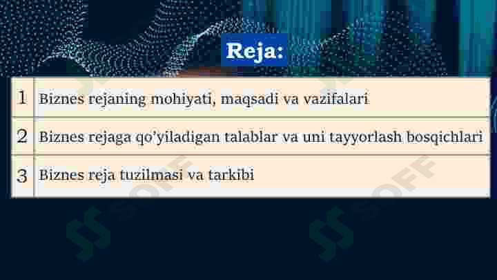 Biznes reja tuzish bosqichlari va shart-sharoitlari 2
