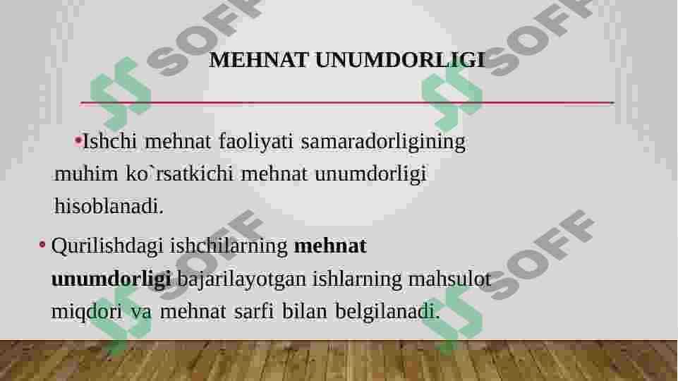 Vaqt meyorida ishlab chiqarish 2