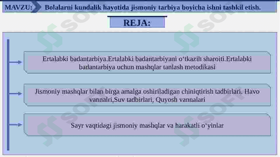 Bolalarni kundalik hayotida jismoniy tarbiya boyicha ishni tashkil etish 2