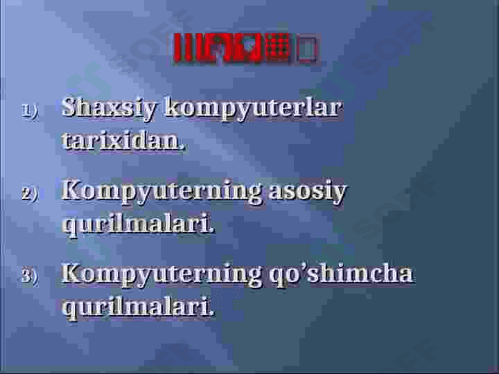 Kompyuter qurilmalari 2