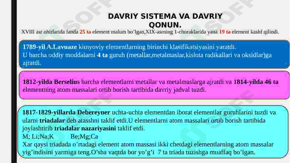 DAVRIY SISTEMA VA DAVRIY QONUN 2