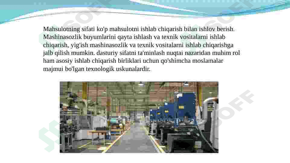 Zamonaviy texnologik uskuna va komplekslarni boshqarishdas elektr yuritma o`rni 2