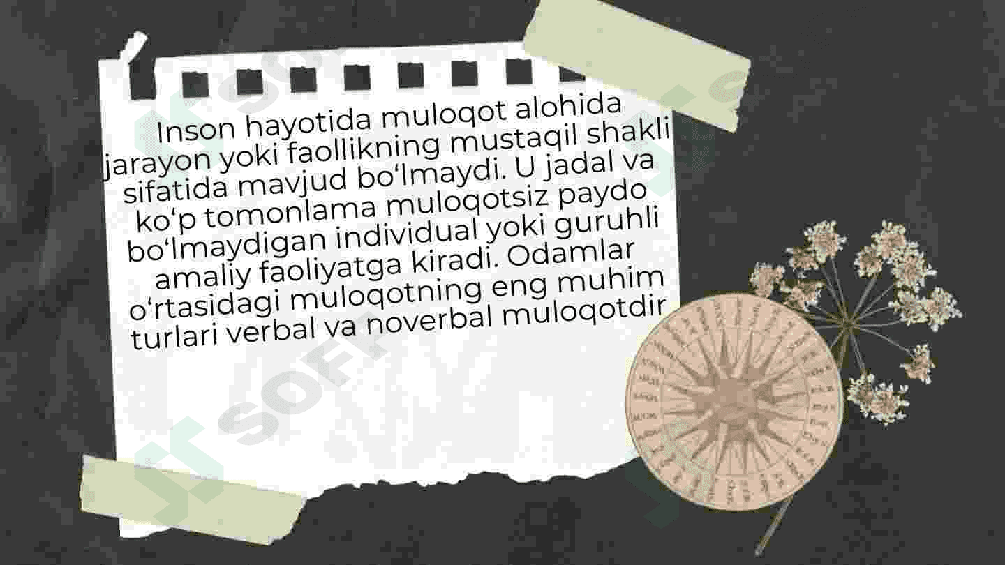 Kommunikativ faoliyatning verbal vositalari 2