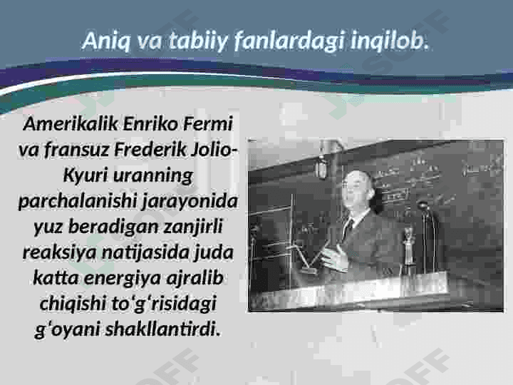 1918 – 1939-Yillarda ilmiy-texnik taraqqiyotning jadallashuvi, ilm-fandagi yutuqlar 2
