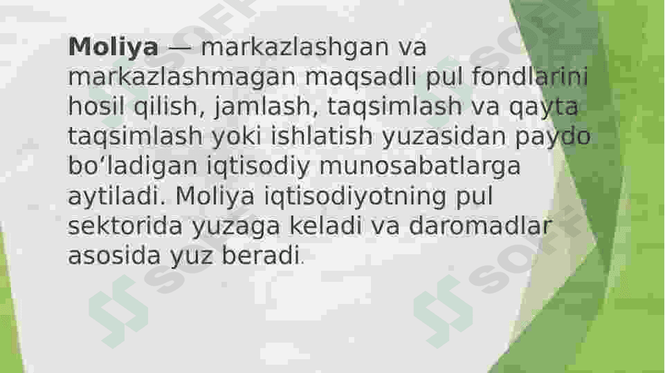 Pul mablag’lari holatini ifodalovchi moliyaviy ko’rsatkichlar 2