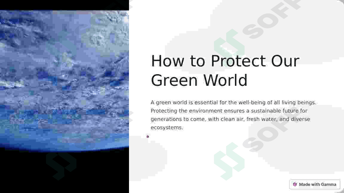 How to protect our green world 2
