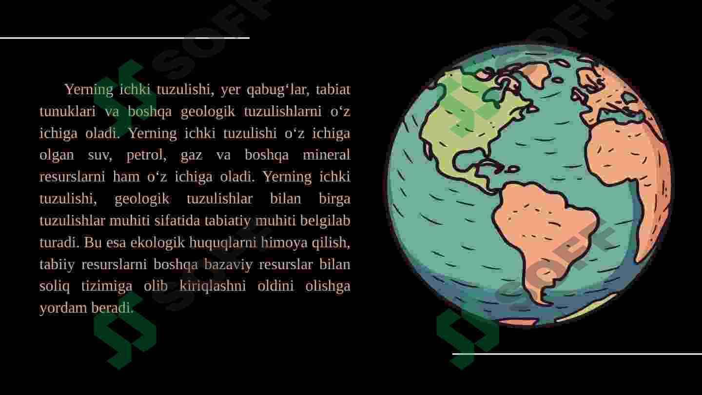 Yerning ichki tuzulishi 2