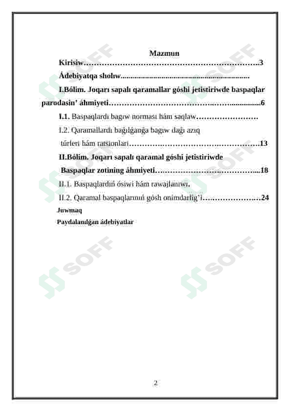 Gosh ushin bagilatugin jas mallardin osiwi ham rawajlaniwi 2