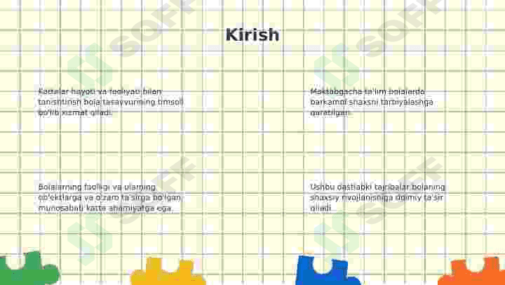 Maktabgacha talim yoshidagilarga talim tarbiya berishda ijodiy o'yinlarning pedagogik ahamiyati 2