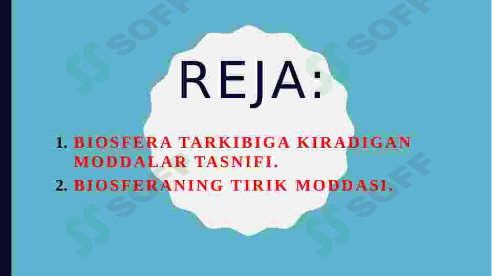Biosferaning tarkibi 2