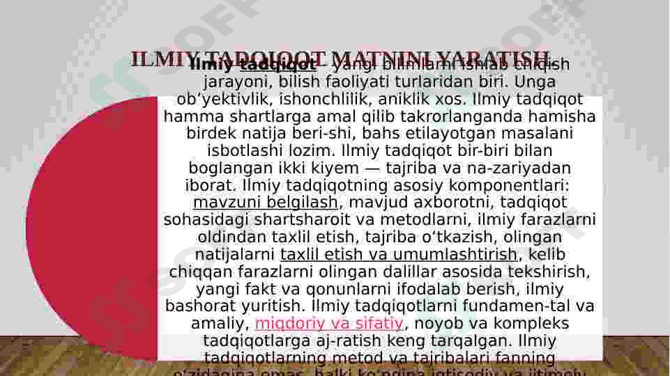 Ilmiy tadqiqot matnini yaratish 2