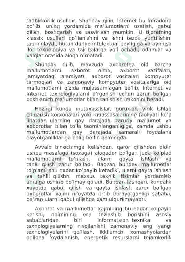 Internet global tarmog`i 2