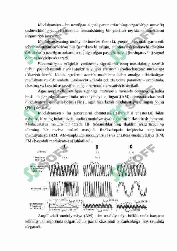 Uzluksiz signallarni raqamli uzatish 2