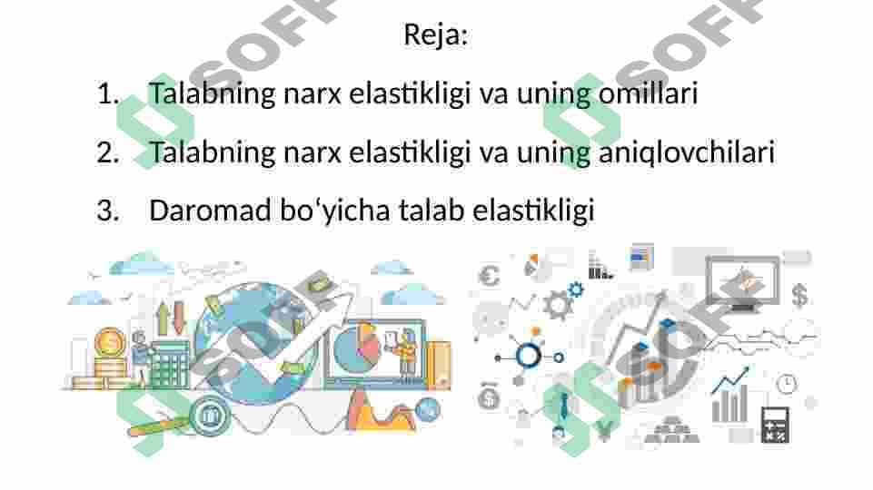 Narx va daromad bo'yicha talab elastikligi 2