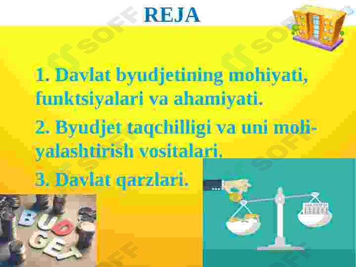 Davlat byudjeti, byudjet taqchilligi va davlat qarzi. 2