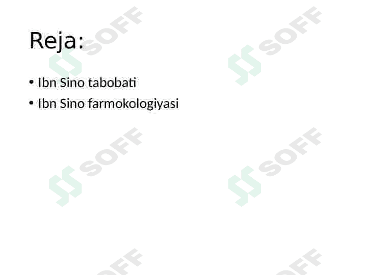 Ibn Sino taʼlimotida umumiy davolash usullari 2
