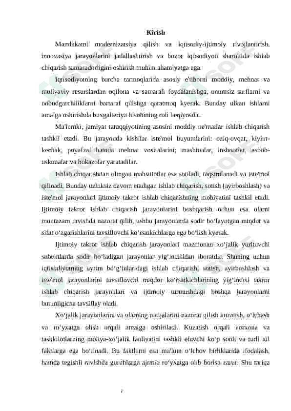 O'stirilayotgan va boquvdagi chorva mollarini hisobga olishning iqtisodiy mazmuni va vazifalari 2
