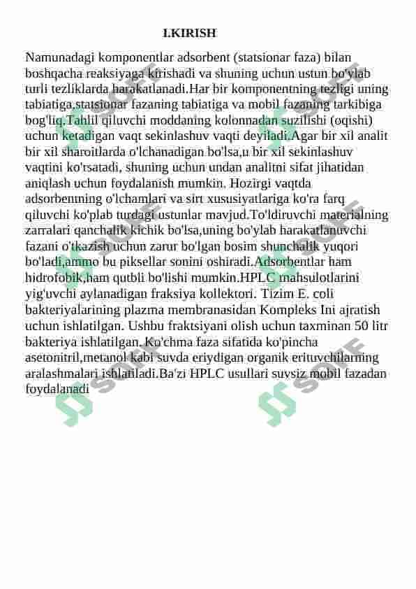 Benzodiazepin xosilalarini Yuqori samarali suyuqlik-suyuqlik xromatografik tahlili 2