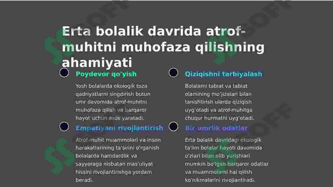 2-Maktabgacha yoshdagi bolalar uchun ekologik ta'lim 2