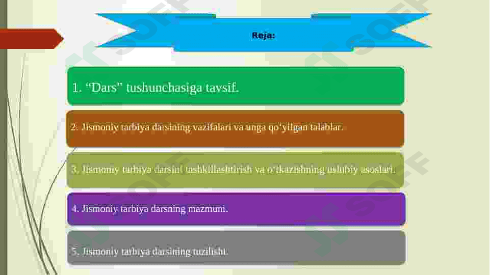 Jismoniy tarbiya darsi mashg‘ulotlarning asosiy shakli sifatida, uning tuzilishi 2