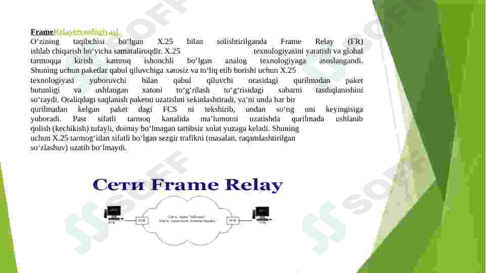 Frame Relay texnalogiyasi 2