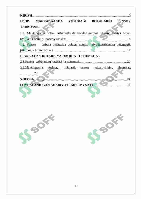 Maktabgacha yoshdagi bolalarni sensor tarbiyasi 2